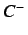 $C^{-}$
